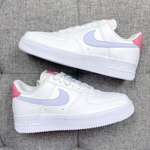 🍬 Nike Air Force 1 white pastel ice cream shoes